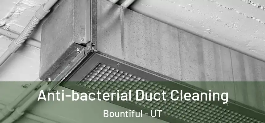  Anti-bacterial Duct Cleaning Bountiful - UT